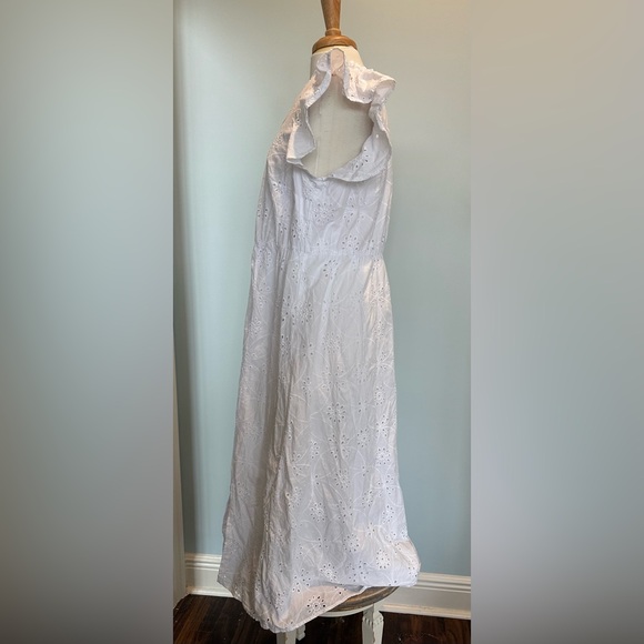 Eloquii White Eyelet Maxi Dress - Picture 7 of 16